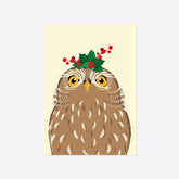 Eule – Owly – Bildkarte A5